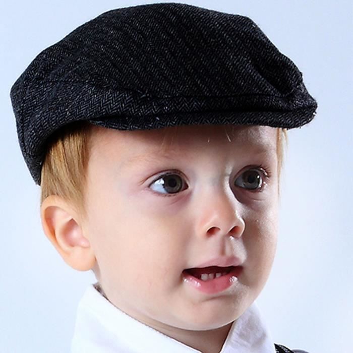 Mintgreen Chapeau Garcons Bebe Casquette Retro Chevrons Appartement Garniture Pilotes Vintage Noir Noir Cdiscount Pret A Porter