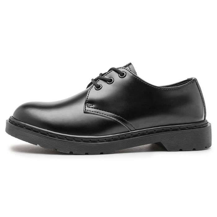 Best-choise Chaussures Richelieu pour Hommes Chaussures habillées à Enfiler en Cuir PU à glissière en métal Accrocheur Color : Blanc, Taille : 38 EU 