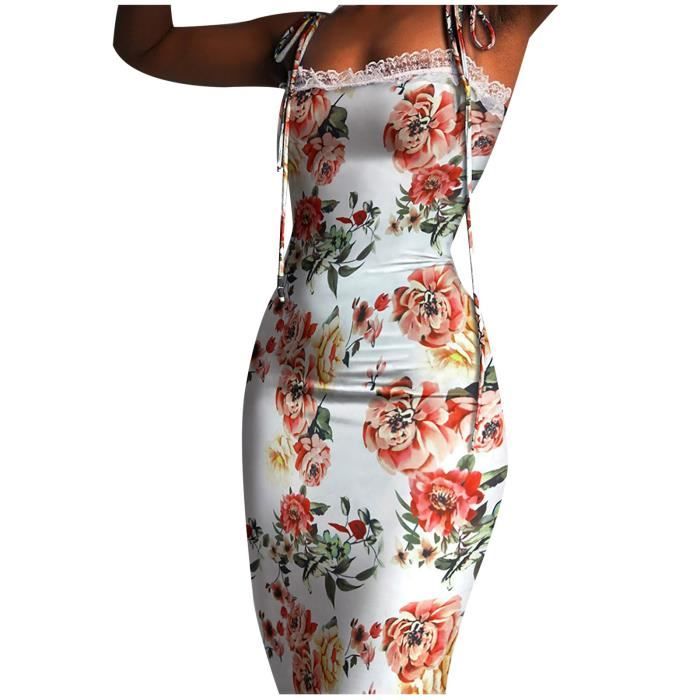 Robe nuisette mi-longue imprimée femme Superdry - Superdry - Top