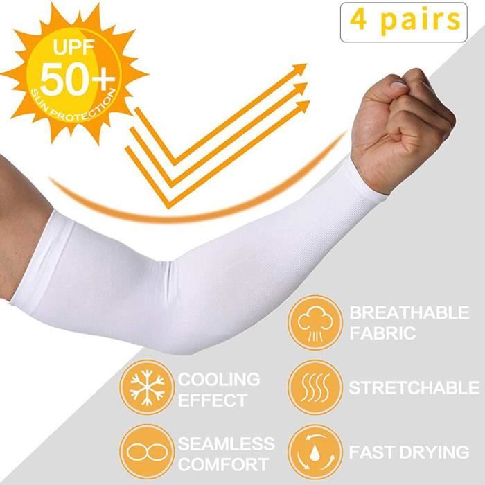 Lot De 4 Manchettes Anti-UV Femme - Protection Solaire, Respirantes, Avec Trous Pour Doigts Lot Manchons Femme Cyclisme Pêche Lot De 4 Manchettes Anti-UV Femme - Protection Solaire, Respirantes, Avec Trous Pour Doigts Lot Manchons Femme Cyclisme Pêche