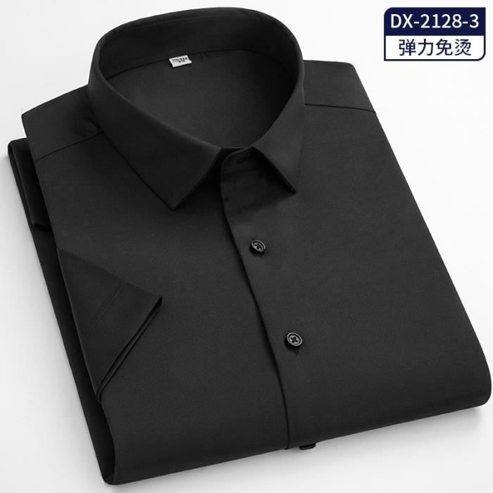 COOFANDY Chemise Habillée à Manches Courtes Pour Homme, Coupe Droite