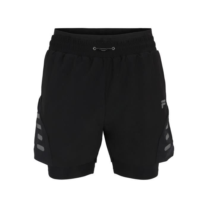 Rane Sports Short De Compression Pour Homme, Short D'entraînement De Base, Short De Sport Serré à Séchage Rapide Et Respirant, Noir / Avec Poches Latérales, L