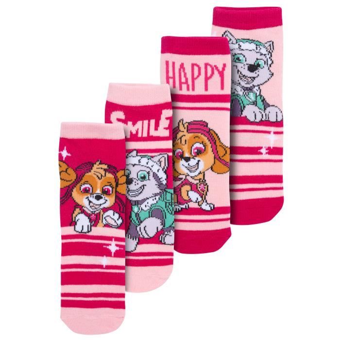 Chaussettes Enfant Pat Patrouille Confort Et Fantaisie En Coton - Pack De 6 (19/22)