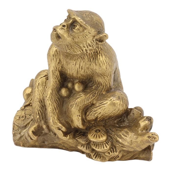 Figurine Décorative Grenouille En Laiton Antique – Dimensions 3x3x1,5 Cm – Statue De Jardin Ou Intérieur – Neuf