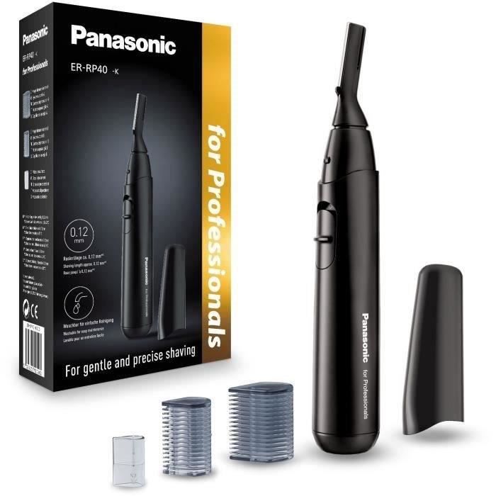 Tondeuse professionnelle Panasonic ? tondeuse de finition ? t?te pivotante ? 3 accessoires ER-RP40