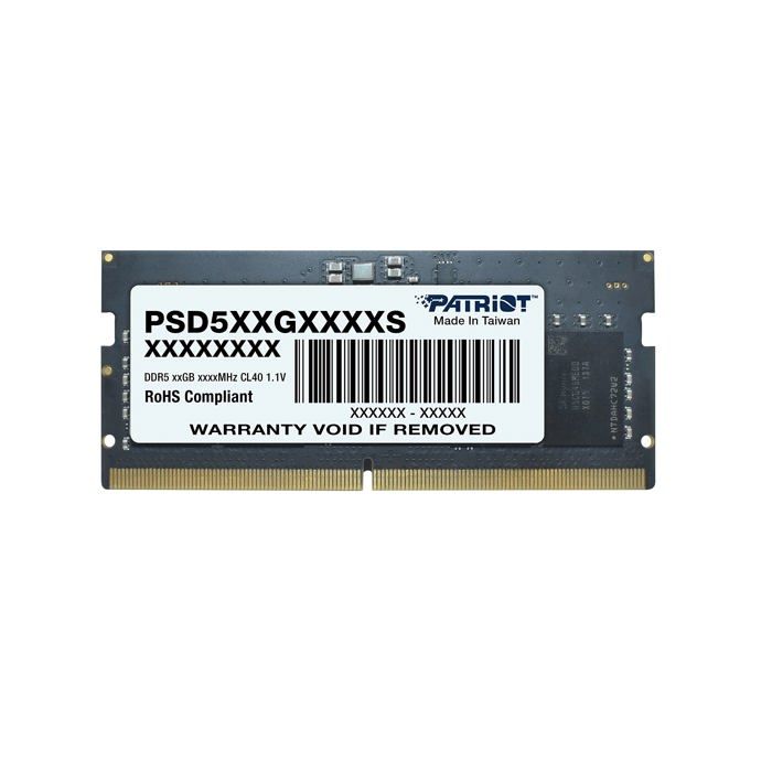 Mémoire RAM Patriot Signature Line PSD532G48002S 1x32GB DDR5 4800MHz CL40 SO DIMM - vue 4