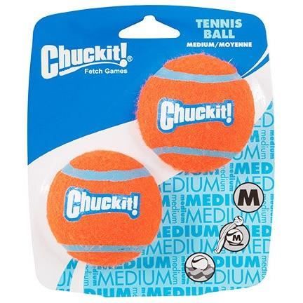CHUCKIT! Balle de tennis 2-PK M Ø 65cm - Pour chien