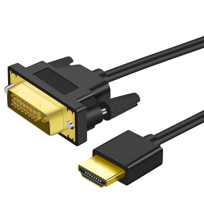 Câble de conversion HDMI vers DVI 4K - Vvikizy - Audio 4 en 1