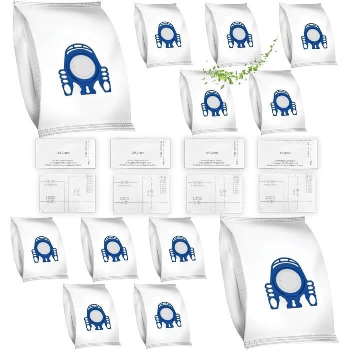 Kit De 12 Sacs à Poussière Et Filtres Pour Aspirateur Miele S5210 - Entretien Et Remplacement