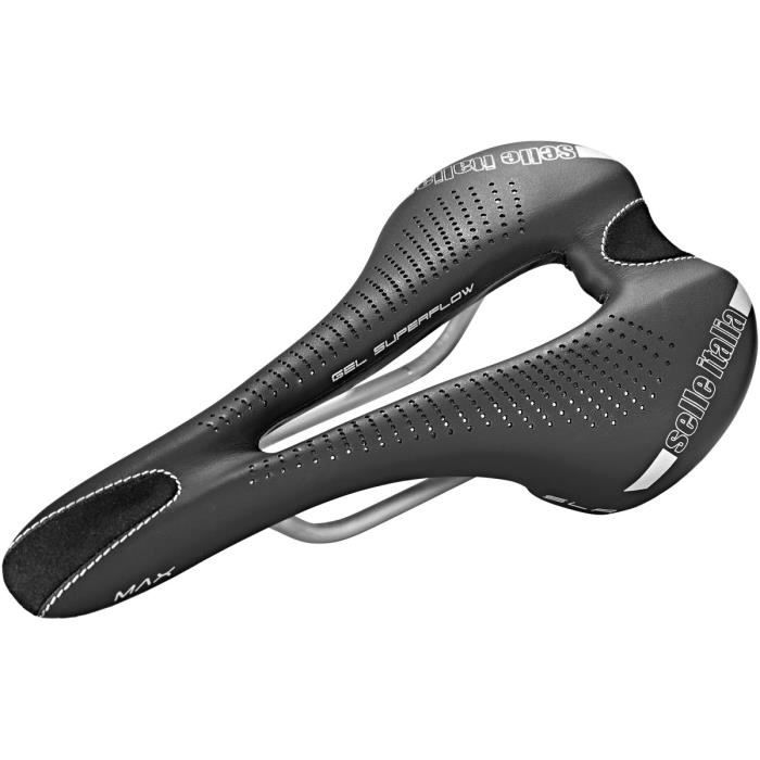 Selle de vélo de route SELLE ITALIA MAX SLR Gel Superflow - Noir