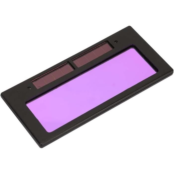 Lentille Masque Soudage Auto-Assombrissant Solaire 110x90mm – Protection Rapide Et Grande Vision Pour Casque De Soudure