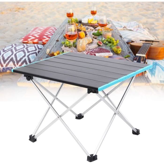Ensemble de chaises de table pliante de camping Table de pique-nique pliable  pour barbecue - Cdiscount Sport