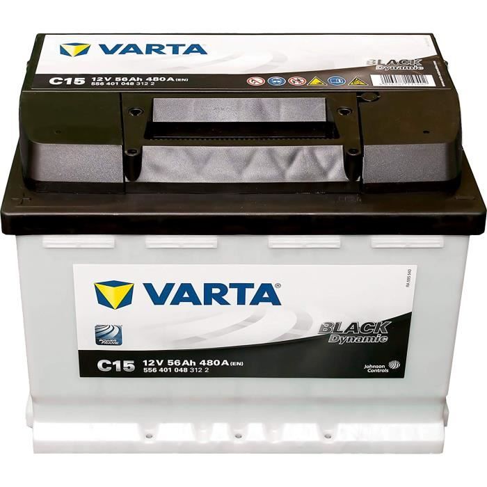 Batterie VARTA Black Dynamic 56Ah / 480A (C15) - Cdiscount Auto