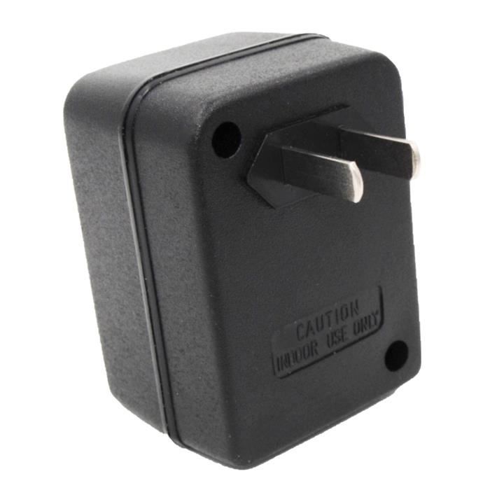 Adaptateur De Voyage Universel RCA AH260R Double Tension (120V-240V) - 1 Prise, Fusible De Sécurité