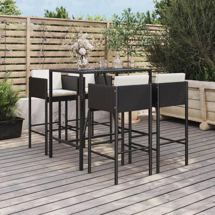 vidaXL Ensemble de bar de jardin - vue 5