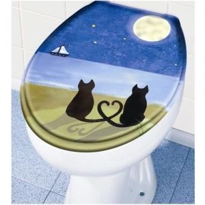 Abattant Wc Melamine Chat Achat Vente Abattant Wc Abattant Wc Cdiscount