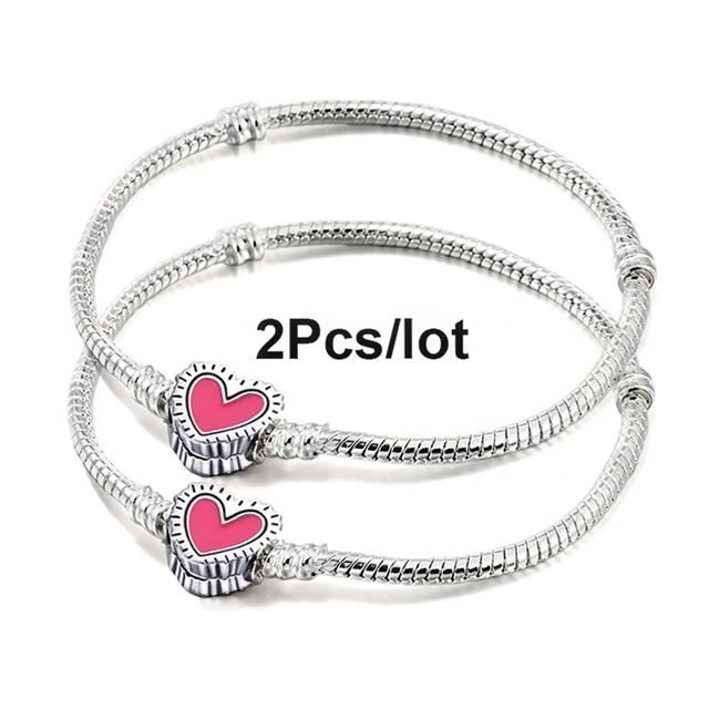 Lot De 3 Colliers Chaîne Serpent Plaqué Argent 925 - Longueurs 16 à 55.9cm - Fait Main