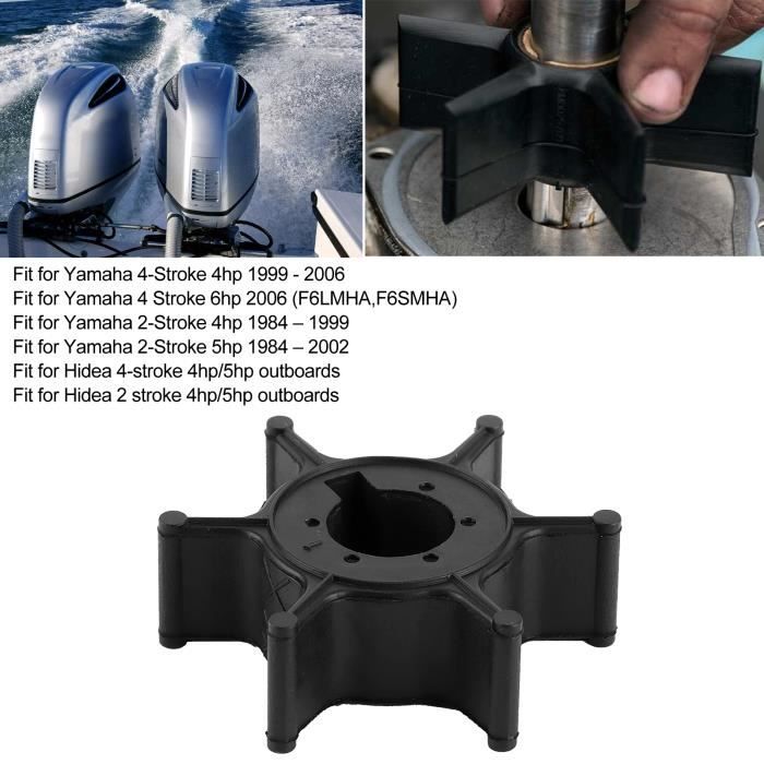 Turbine Pompe à Eau Hors-Bord 6L5-44352-00 - Pour Moteurs 2 Temps 3A Et Malta