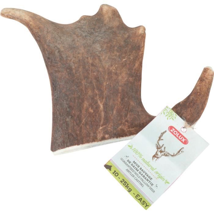 Friandise pour chien - ZOLUX - Bois de daim L - 100% naturel - 11–14 cm - Chiens 10–25 kg