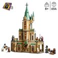 LEGO 76402 Harry Potter Poudlard : le Bureau de Dumbledore, Jouet de Château, Choixpeau et l'Épée de Gryffondor, Enfants 8 Ans-1
