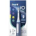 Brosse à dents électrique - ORAL-B - iO4 My Way - Bleu - 3D oscillo-rotations/pulsations - A batterie-1
