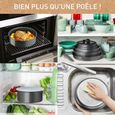 TEFAL INGENIO RENEW Poêle 24 cm, Induction, Revêtement céramique antiadhésif, Compatible lave-vaisselle, Fabriqué en France-1