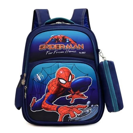 Sac à Dos Enfant Araignée 3D - Cartable Mignon Pour Garçons Et Filles, Nylon Durable