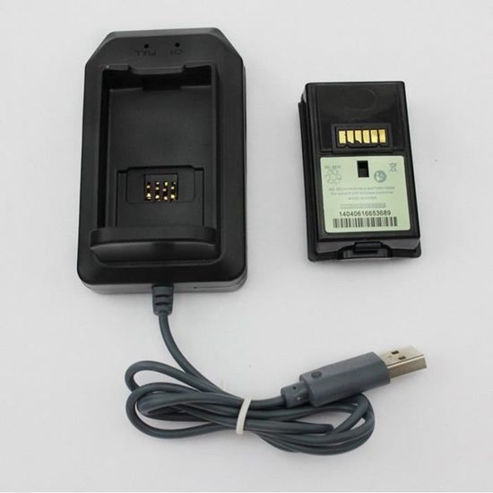 Generic Chargeur Et Batterie 4800 mAh Compatible avec Manette XBOX 360 à  prix pas cher