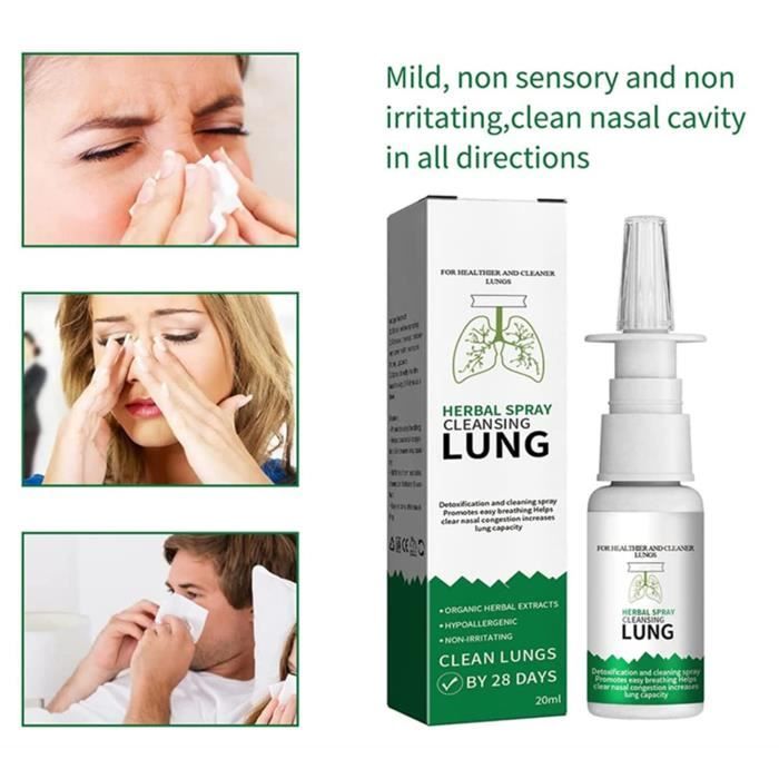OnNature Organic Herbal Lung Cleanse & Repair Nasal Spray PRO