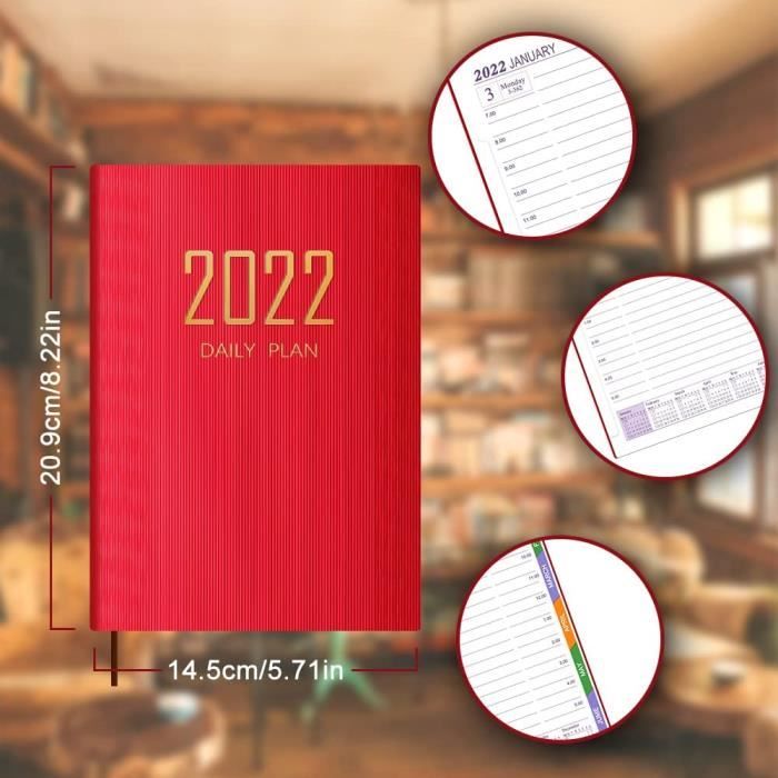 367641 Agenda semainier mini (A7) 2024, violet, allemand, 12[S185] -  Cdiscount Beaux-Arts et Loisirs créatifs