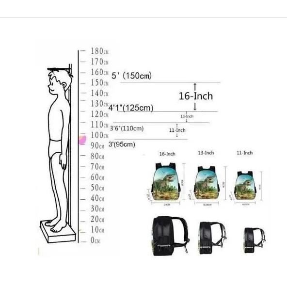 13 Pouces 3D L opard Cartable Enfant Sac Dos Gar on CP Sac cole