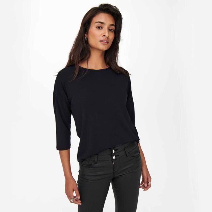 Haut Femme ONLY Noir Cdiscount Pr t Porter