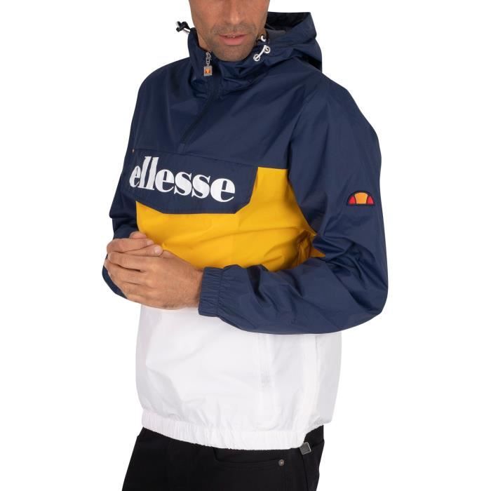 Veste pour homme Ellesse Domani Bleu Capuche basculante Fermeture a demi zip Bleu Cdiscount Pret a Porter