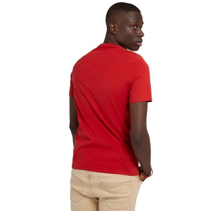 T shirt guess 2025 rouge