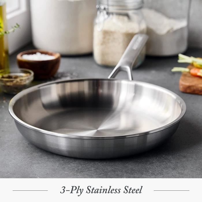 Merten Storck TriPly Stainless Steel, Poêle à Frire de 26 cm en Inox — free download