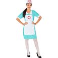 Déguisement infirmière femme - Funidelia - 121061 - Robe, tablier et bonnet - Bleu - Taille L-XL-2