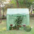 Yorbay Serre de Jardin Tente pour Plantes Tomates Fleurs Bâche renforcée en PE 140 g/m² - 200 x 140 x 200cm-2