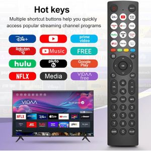 Télécommande VIDAA Neuf Pour Hisense 55A7320F - Remplacement D'origine, Fabriqué En Chine