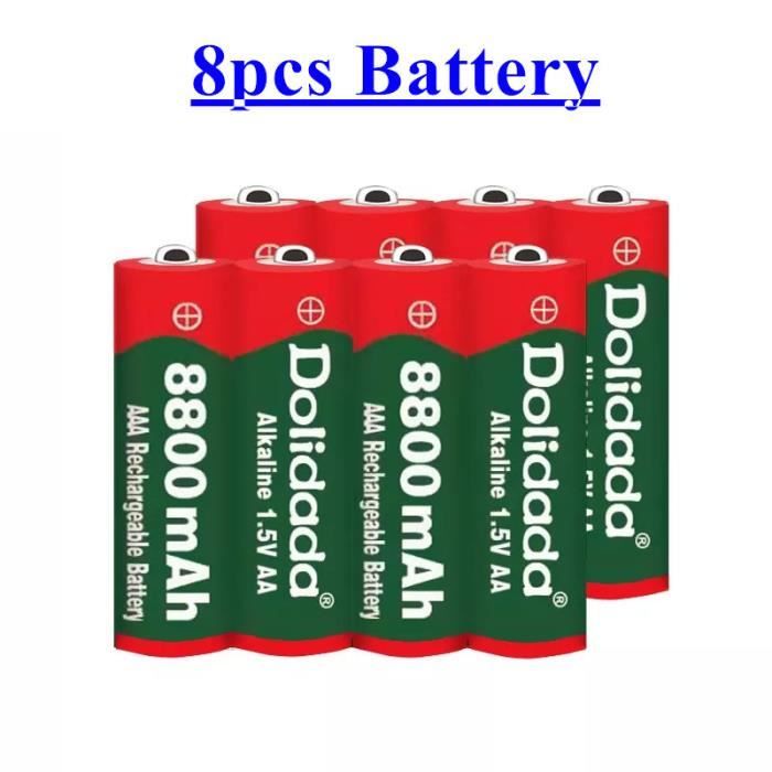 Chargeur 4pcs batterie 1,5V-Batterie Rechargeable Aaa 8800 Mah, 1.5 V, 8800  Mah, Nouveau, Alcalinas, Tambour, - Cdiscount Bricolage