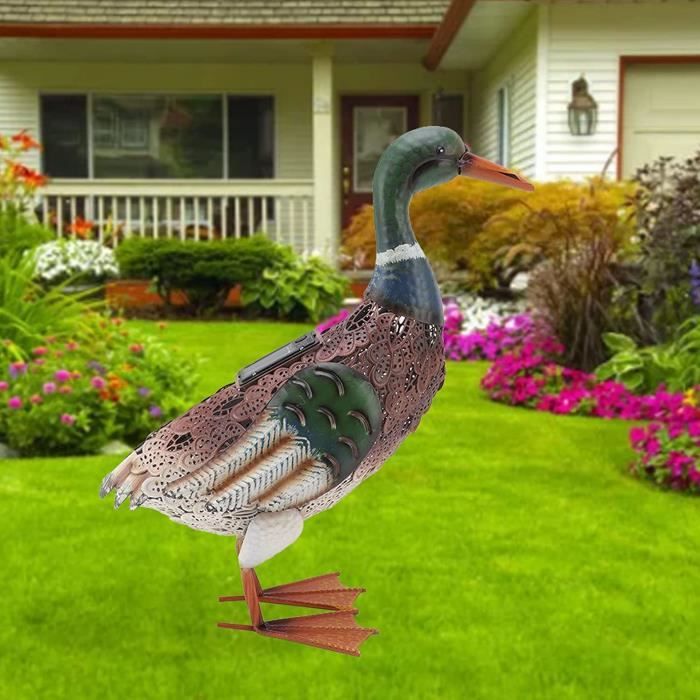 Ornement De Canard - Minifinker - Statue Jardin - Résine Synthétique