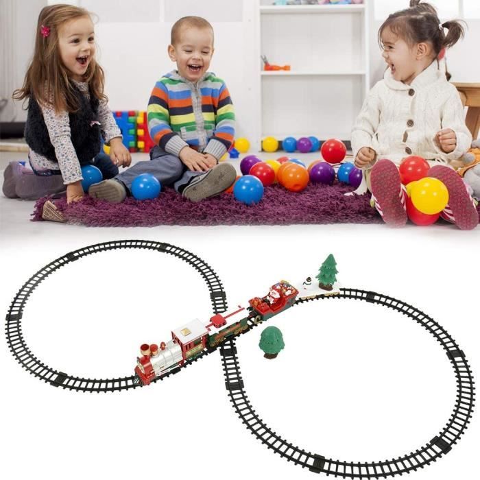 Circuit Train Jouet, Train Rails électrique avec lumière et Son pour Les  Enfants Garçons Les Filles Noël - Cdiscount Jeux - Jouets