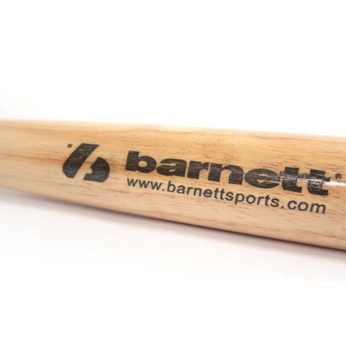 Batte De Baseball En Bois – 32 Pouces – Solide Et Robuste – Marron – Neuve