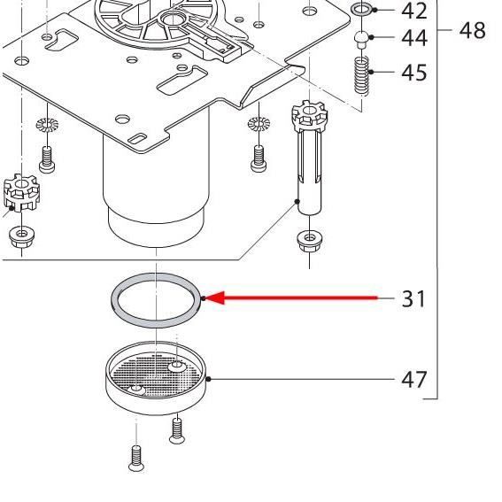 Joint Torique Pour Mousseur à Lait DeLonghi EAM 4000.B – Caoutchouc Industriel, Neuf, Livraison Gratuite