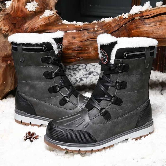 Bottes de neige pour hommes haute qualité, chaudes et