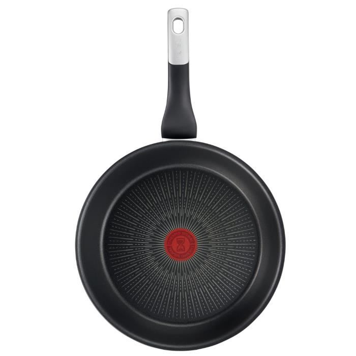 Tefal Unlimited Poêle à Griller 26x26 Cm - Compatible Induction, Revêtement Titanium Anti-Adhésif