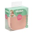 Bol ventouse silicone BEABA - Rose - Pour bébé de 6 mois et plus - Antidérapant et ergonomique-3