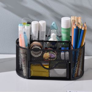 Plateau à Tiroir Extensible Pour Bureau - Organisateur De Stylos Et Fournitures - Noir - 25,4 à 40,6 Cm - 11