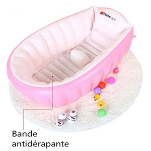 BEWAVE Baignoire pour b/éb/é Support de Bain pour b/éb/é Pliant portatif pour b/éb/é avec Coussin pour 0-6 Mois Baignoire pour b/éb/é Pliante