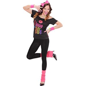 Déguisement année 80 /Disco multicolore fluo REF/50561