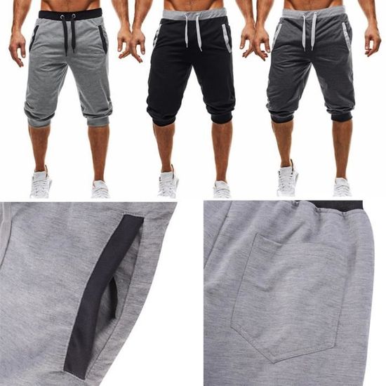 Ensemble Décontracté Homme Tee-shirt + Short Baggy - Couleur Dégradée, Manches Courtes, Taille S à 3XL, Pour Sport Et été - 7